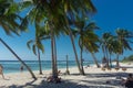 Playa giron, Cuba Ã¢â¬â January 2, 2017: Tropical Beach view with people in Playa Giron, Cuba